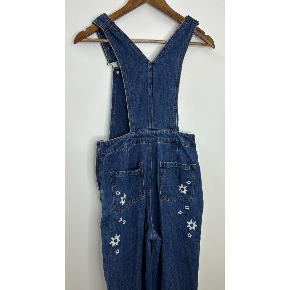 Princess Highway Daisy Days Embroidered Denim Overalls Blue Size 6 *Read - Picture 11 of 13